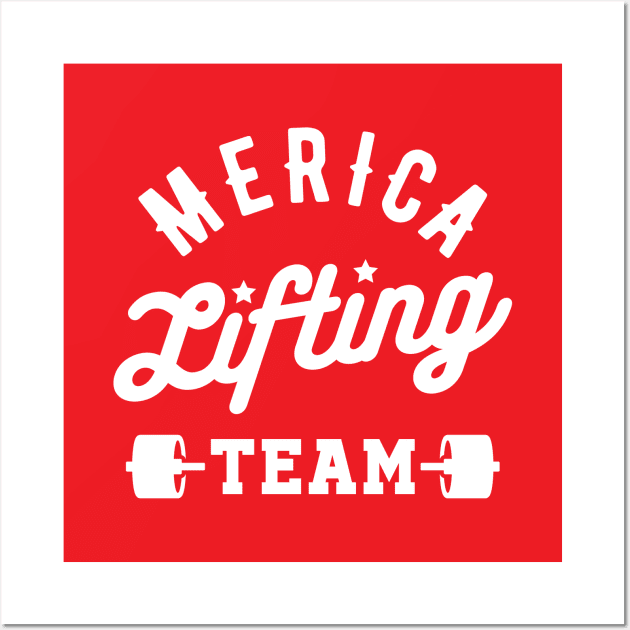 Merica Lifting Team Wall Art by brogressproject